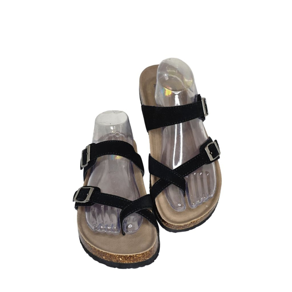 Maui Island Footbed Sandals – Black | Women’s Size 10M - Picture 2 of 6